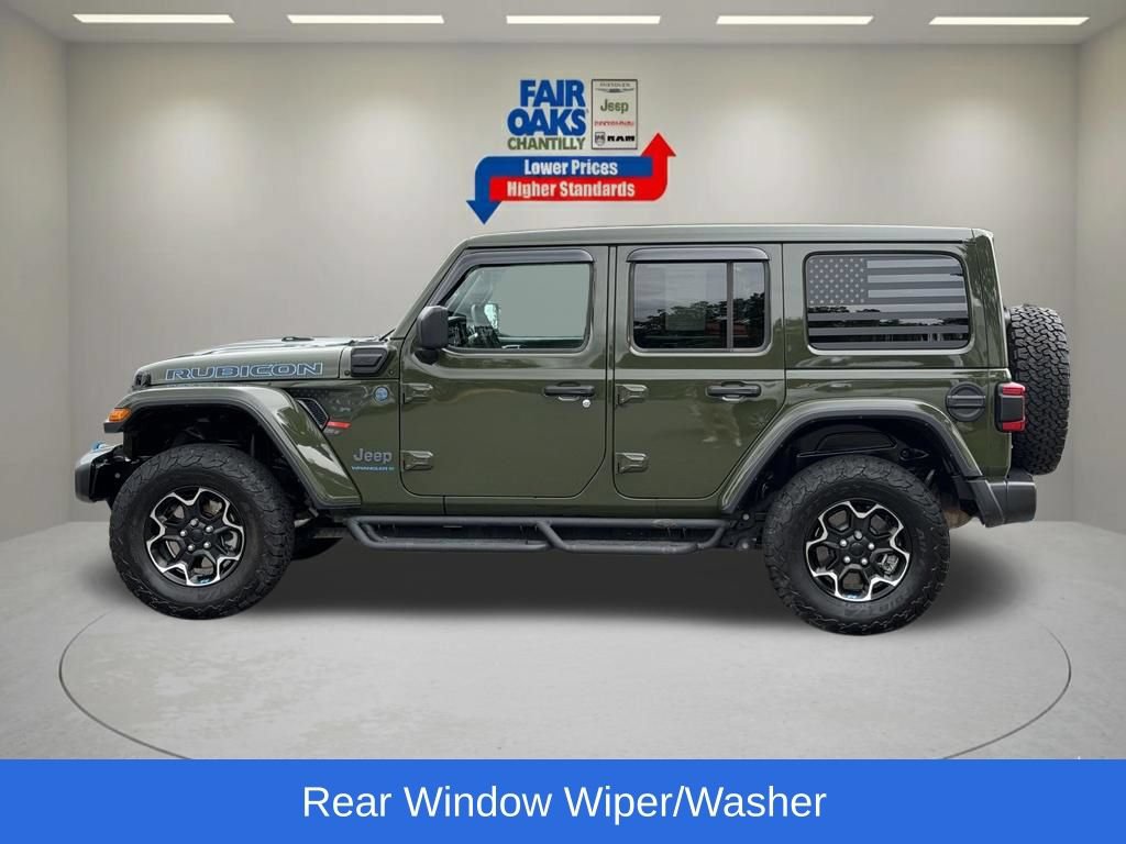 Used 2023 Jeep Wrangler Unlimited Rubicon 4xe w/ Cold Weather Group AWD/4WD image 11