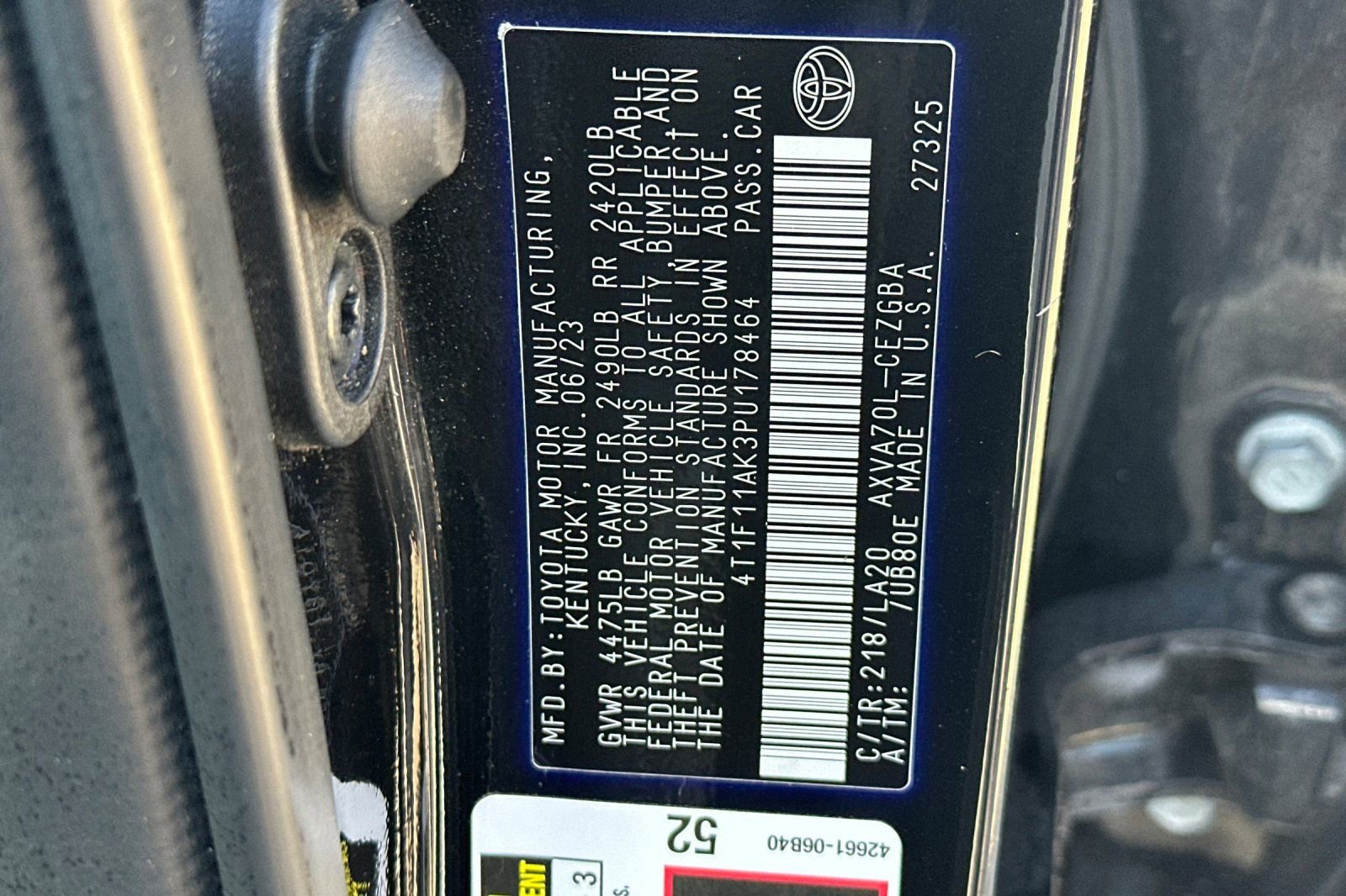 Certified 2023 Toyota Camry XLE image 55