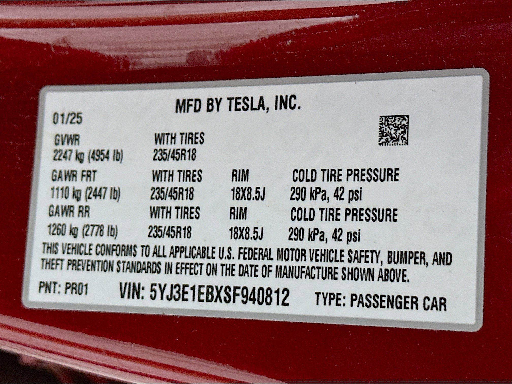 Used 2025 Tesla Model 3 Long Range AWD/4WD image 12