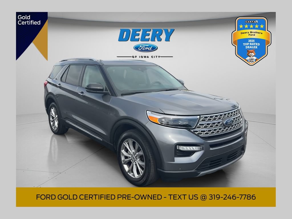 Certified 2023 Ford Explorer Limited w/ Limited Technology Package AWD/4WD image 1
