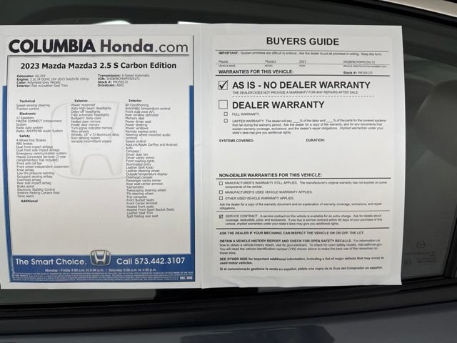 Used 2023 MAZDA MAZDA3 s AWD/4WD image 36