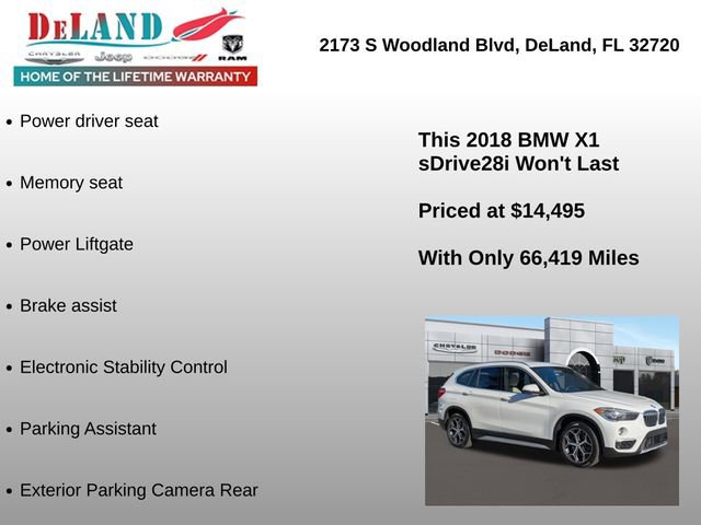 Used 2018 BMW X1 sDrive28i image 6