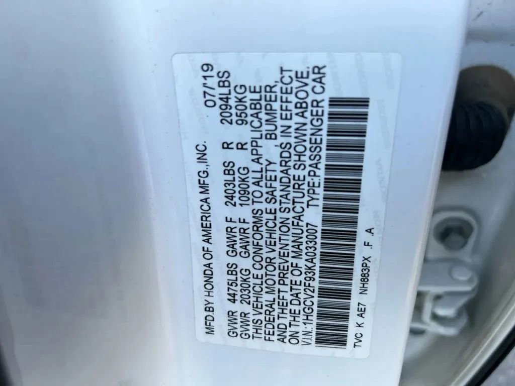 Used 2019 Honda Accord Touring image 26