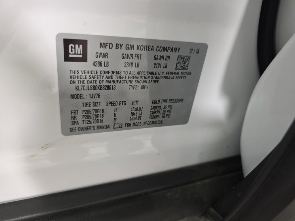 Used 2019 Chevrolet Trax LT w/ LT Convenience Package image 11