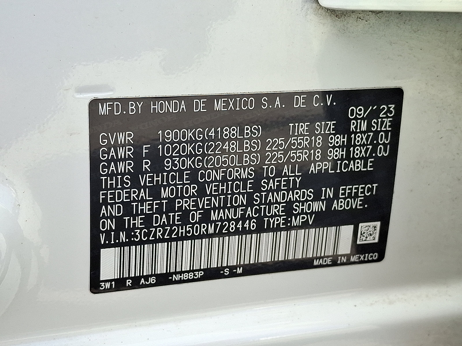Used 2024 Honda HR-V Sport image 26