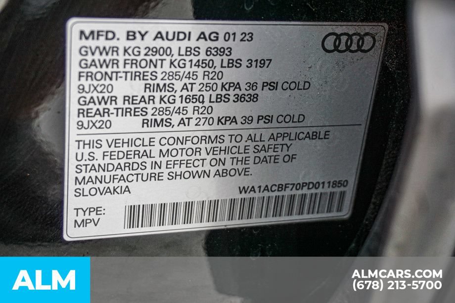 Used 2023 Audi Q7 2.0T Premium w/ Convenience Package AWD/4WD image 61