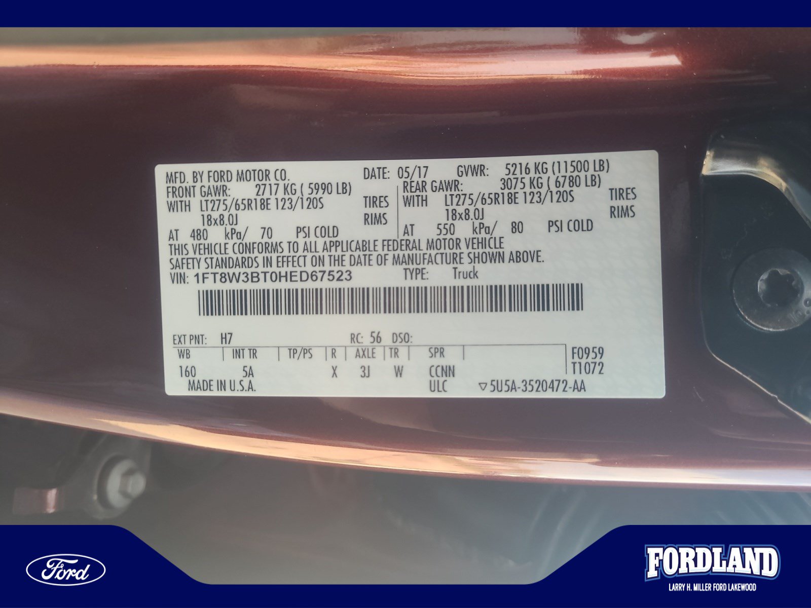 Used 2017 Ford F350 Lariat w/ Chrome Package AWD/4WD image 25