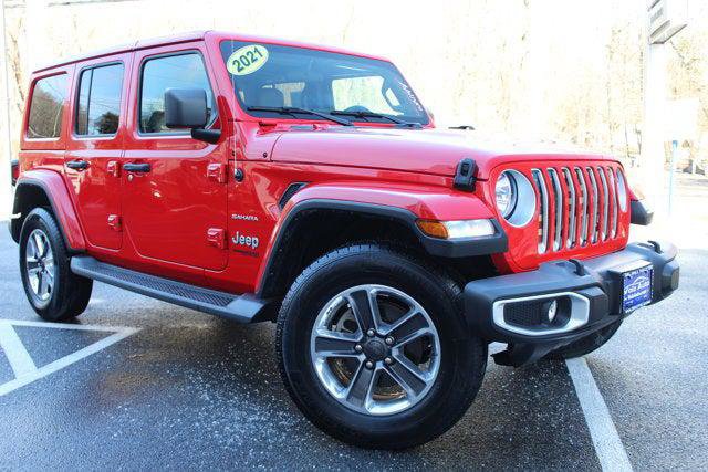 Certified 2021 Jeep Wrangler Unlimited Sahara w/ Cold Weather Group image 4