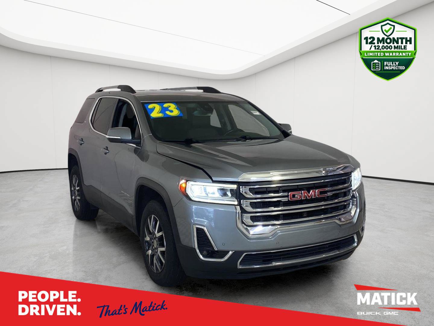 Certified 2023 GMC Acadia SLT w/ LPO, Floor Liner Package