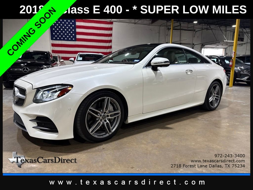 Used 2018 Mercedes-Benz E 400 Coupe