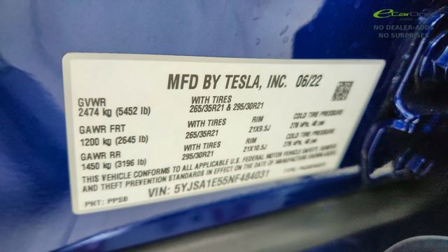 Used 2022 Tesla Model S AWD/4WD image 60