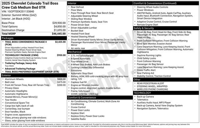 Used 2025 Chevrolet Colorado Trail Boss image 32