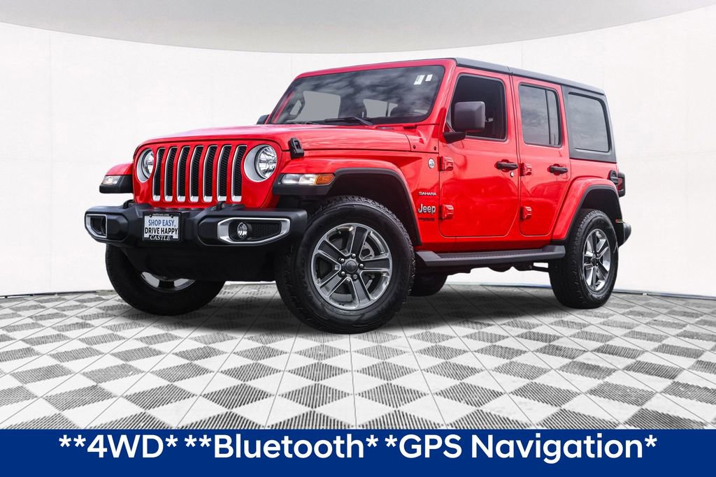 Used 2020 Jeep Wrangler Unlimited Sahara w/ Uconnect 4C Nav & Sound Group image 2
