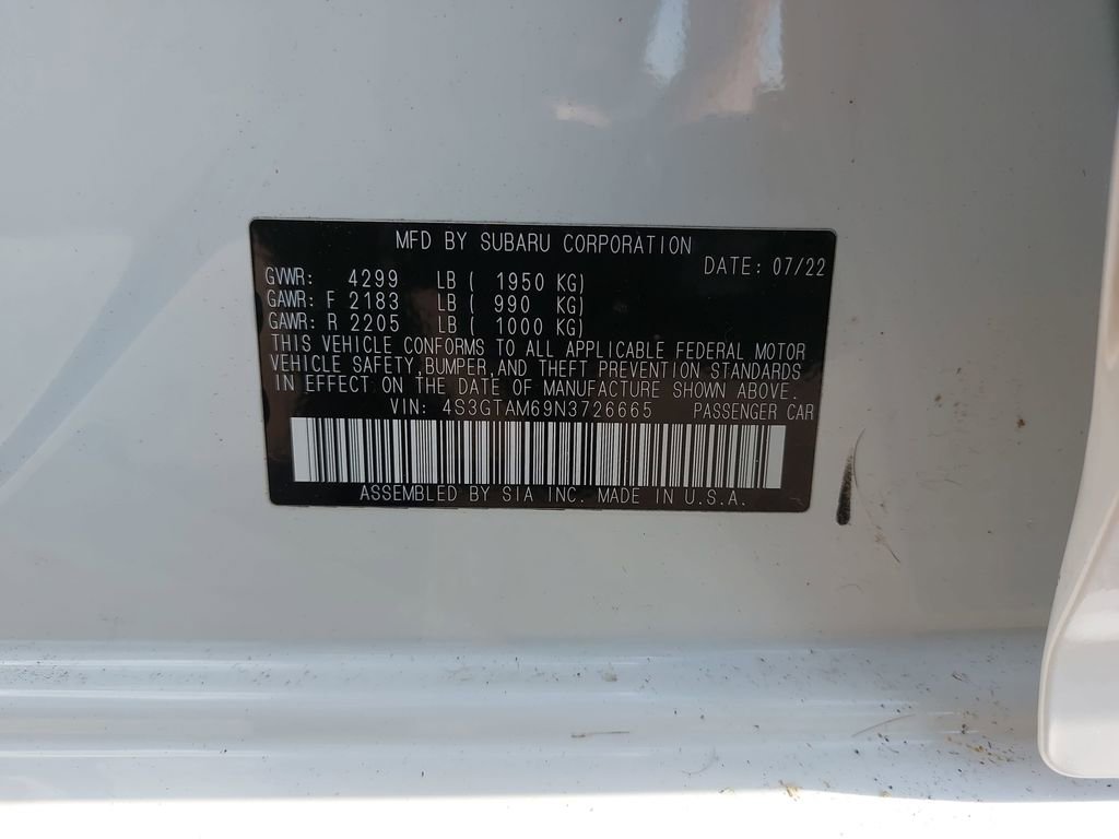 Used 2022 Subaru Impreza 2.0i Sport image 37