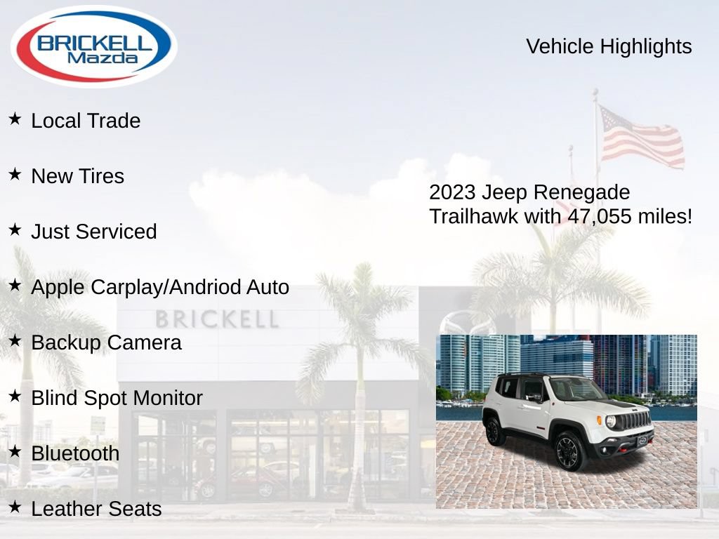 Used 2023 Jeep Renegade Trailhawk AWD/4WD image 16