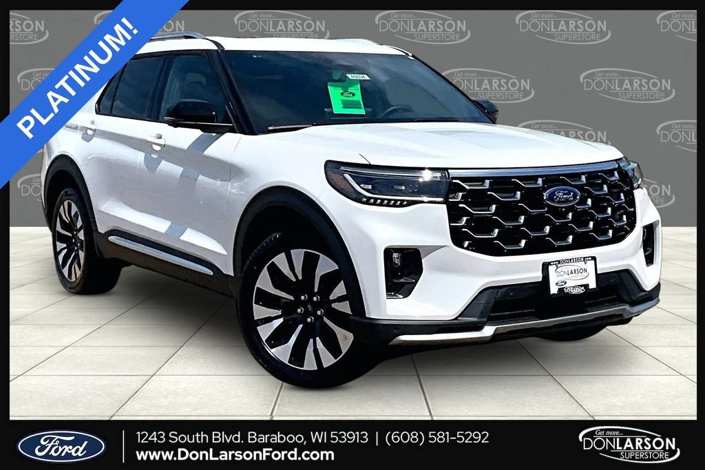 New 2026 Ford Explorer Platinum w/ LUX Leather Package