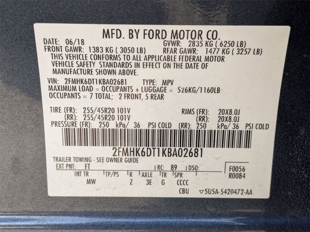 Used 2019 Ford Flex Limited w/ Equipment Group 303A image 23