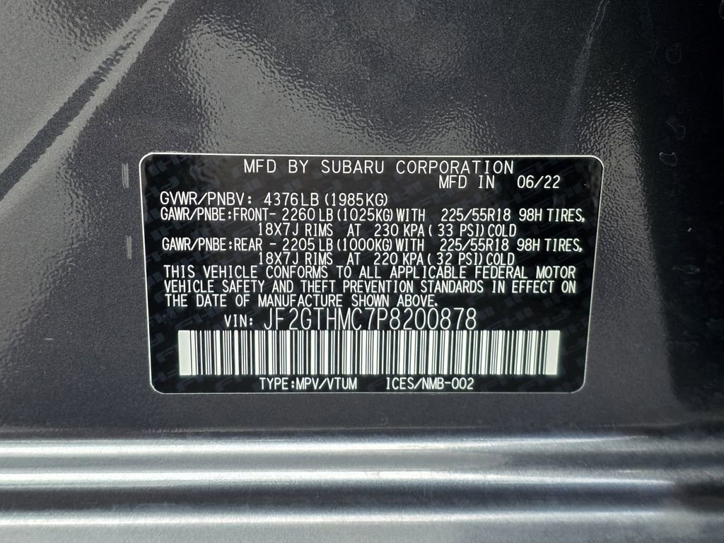Certified 2023 Subaru Crosstrek 2.5i Limited w/ Moonroof Package AWD/4WD image 31