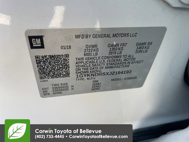 Used 2018 Cadillac XT5 Luxury w/ Driver Awareness Package image 30