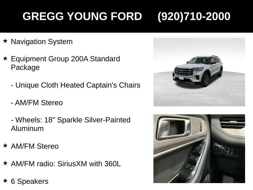 New 2026 Ford Explorer Active w/ Active Comfort Package AWD/4WD image 7