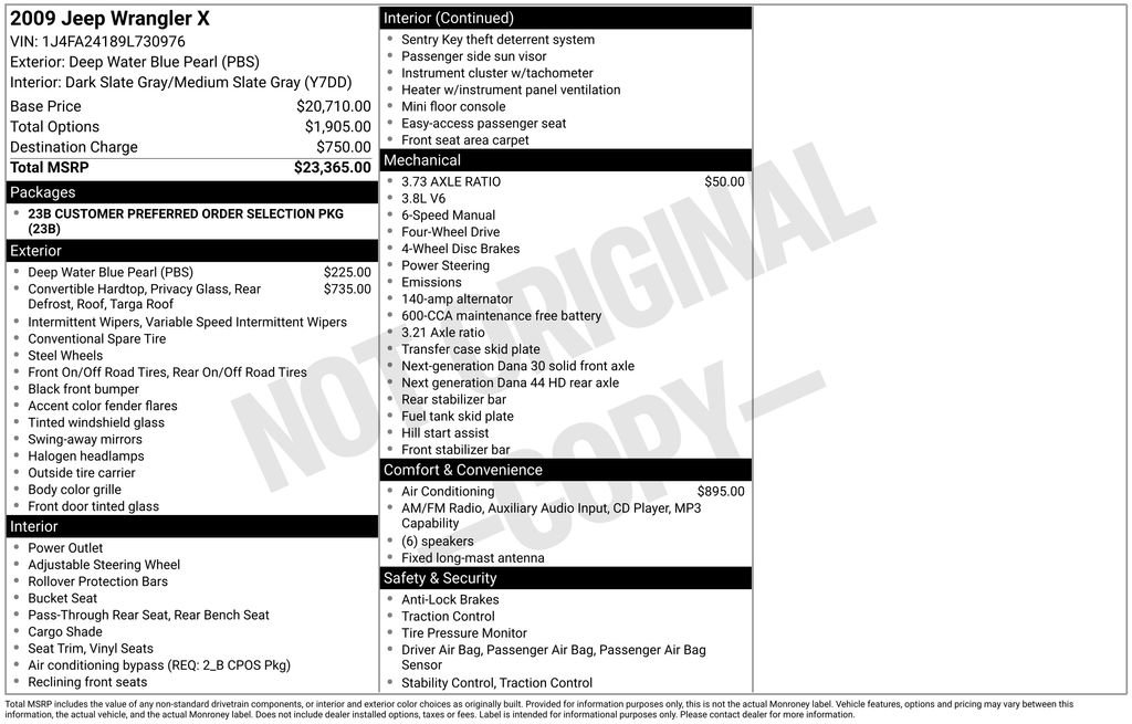 Used 2009 Jeep Wrangler X image 38