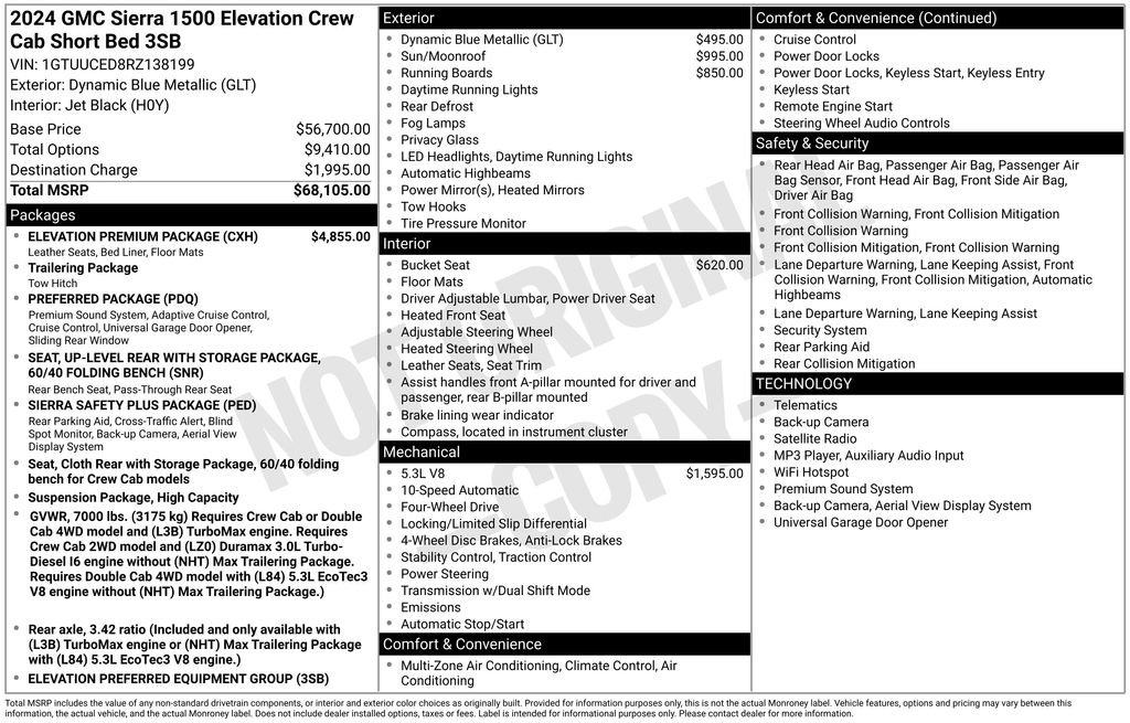 Certified 2024 GMC Sierra 1500 Elevation w/ Elevation Premium Package image 5