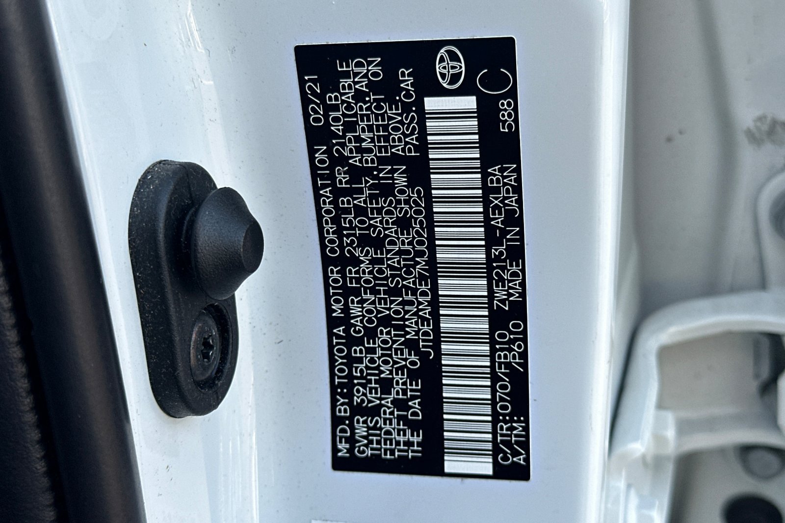 Certified 2021 Toyota Corolla LE w/ Carpet Mat Package (TMS) FWD image 28