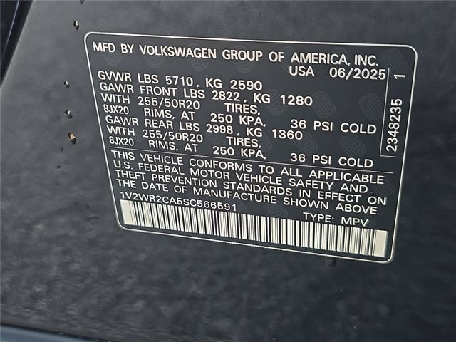 Used 2025 Volkswagen Atlas SE FWD image 22