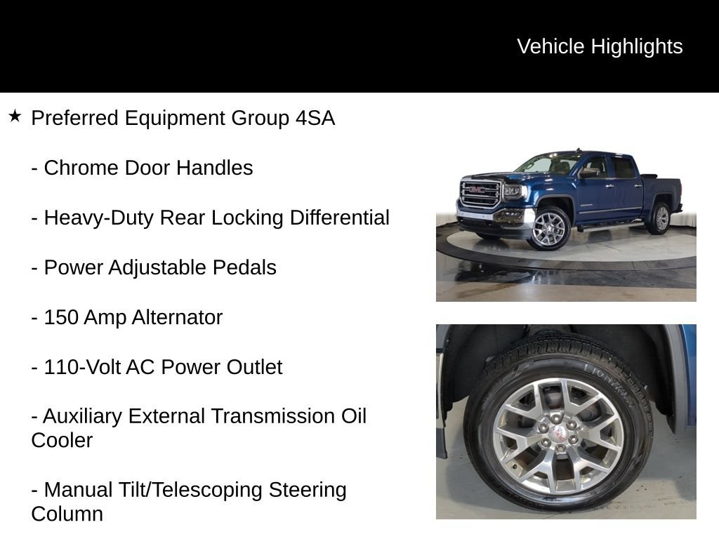 Used 2018 GMC Sierra 1500 SLT w/ SLT Premium Package AWD/4WD image 19