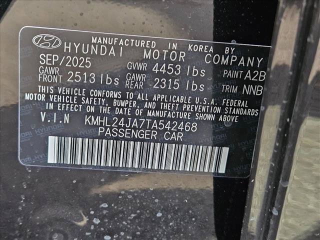 New 2026 Hyundai Sonata SE FWD image 21