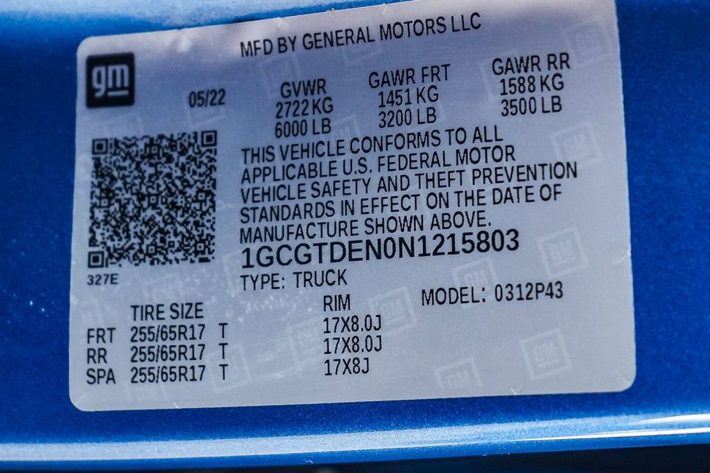 Used 2022 Chevrolet Colorado Z71 AWD/4WD image 29
