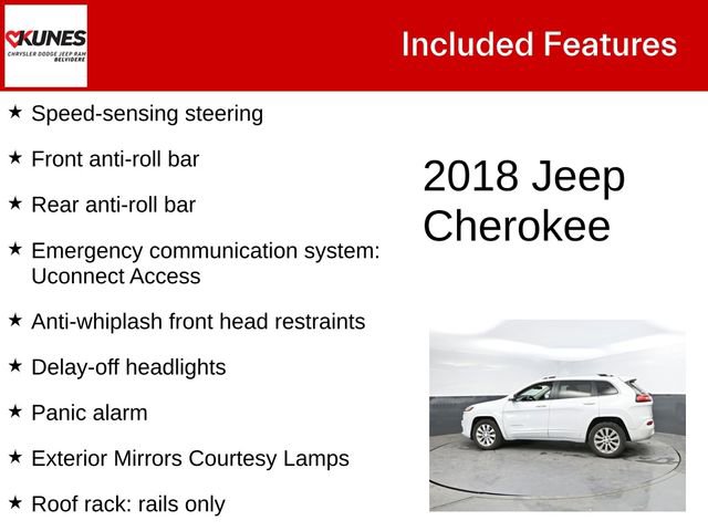 Used 2018 Jeep Cherokee Overland AWD/4WD image 4