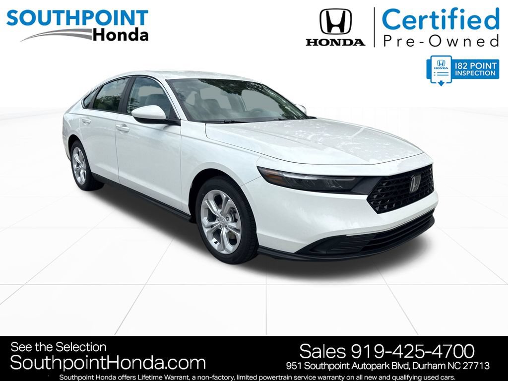 Certified 2026 Honda Accord LX
