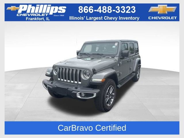 Used 2023 Jeep Wrangler Sahara w/ LED Lighting Group AWD/4WD image 1