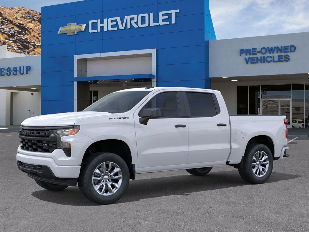 New 2025 Chevrolet Silverado 1500 Custom w/ LPO, Dark Essentials Package image 2