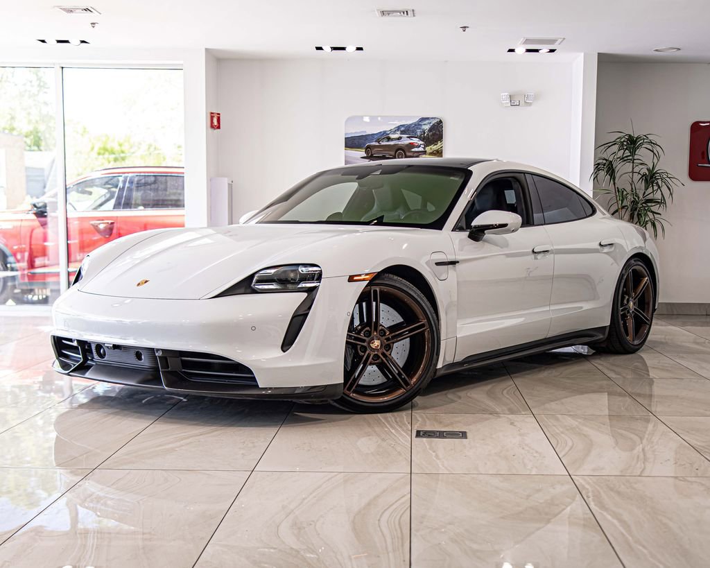 Used 2020 Porsche Taycan Turbo S w/ Premium Package AWD/4WD image 1