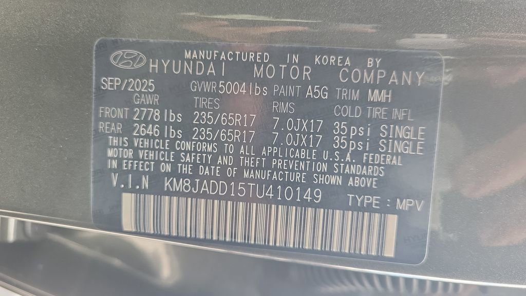 New 2026 Hyundai Tucson Blue SE w/ Tow & Go Package AWD/4WD image 24