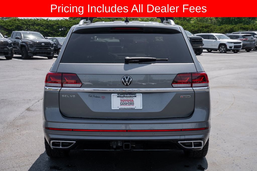 Used 2022 Volkswagen Atlas SEL R-Line AWD/4WD image 4
