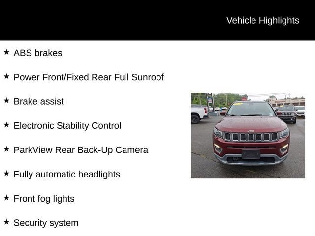 Used 2021 Jeep Compass Limited w/ Sun and Sound Group AWD/4WD image 27