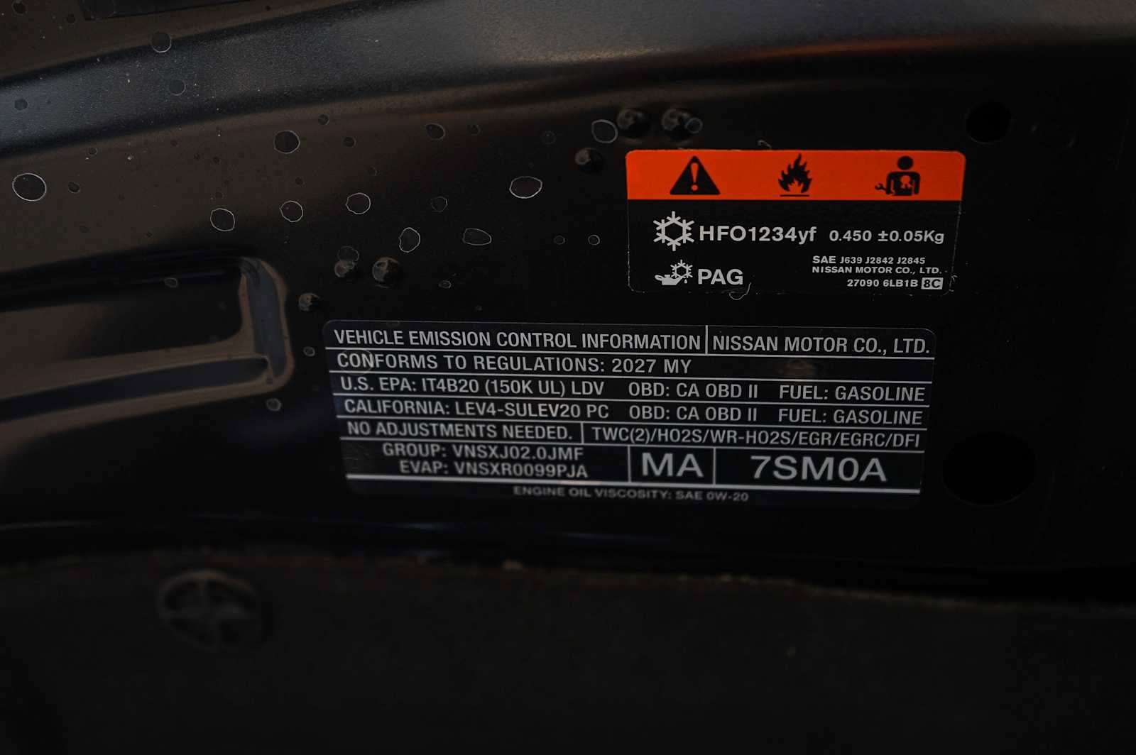 New 2027 Nissan Sentra SR w/ Floor Mat Package FWD image 14