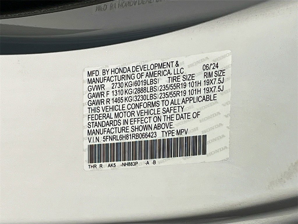 Used 2024 Honda Odyssey Touring image 34