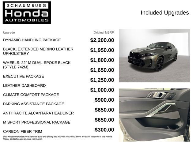 Used 2026 BMW X6 M60i w/ Dynamic Handling Package AWD/4WD image 4