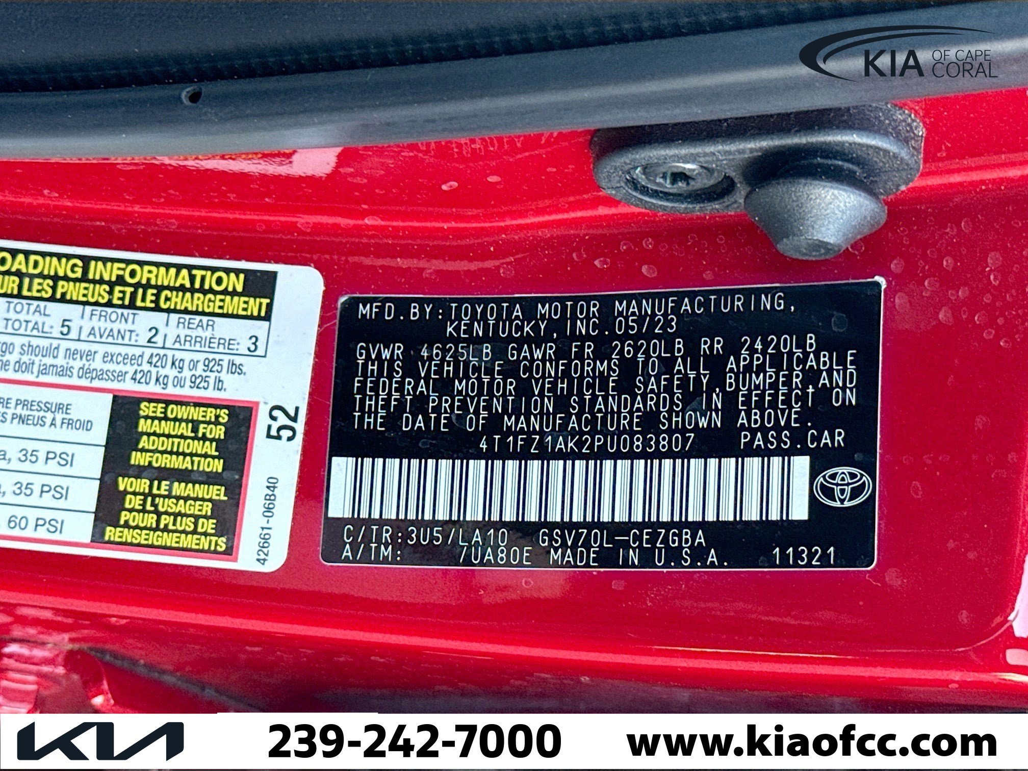 Used 2023 Toyota Camry XLE w/ Navigation Package FWD image 43