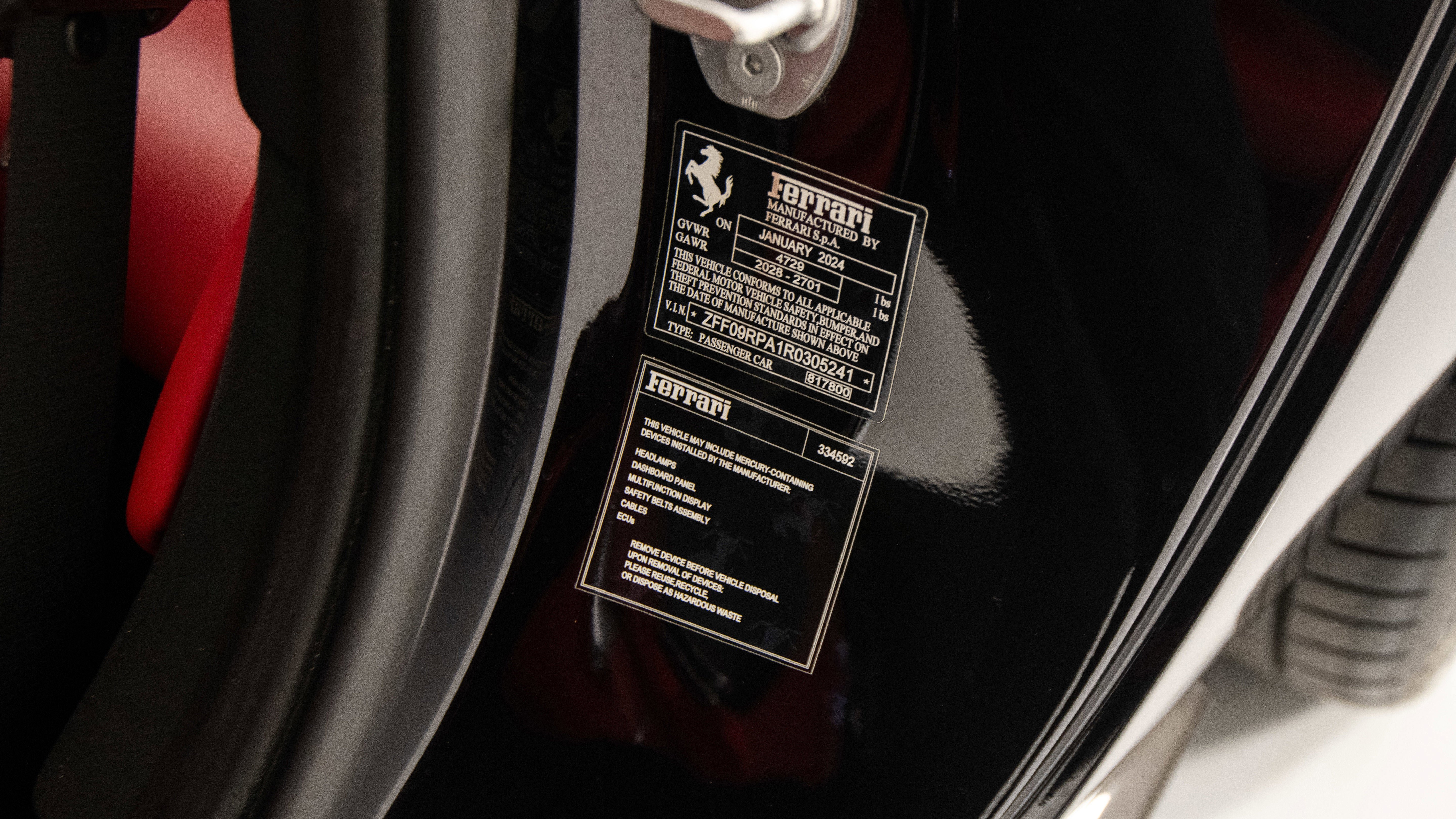 Certified 2024 Ferrari Roma Spider RWD image 55