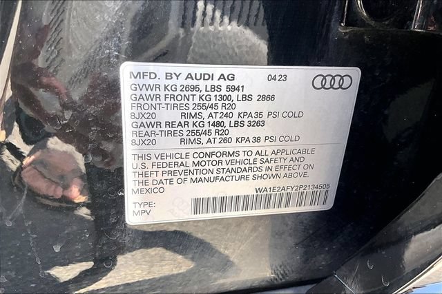 Certified 2023 Audi Q5 e Premium Plus w/ Premium Plus Package AWD/4WD image 19