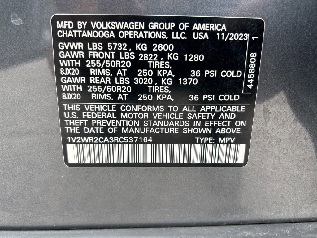 Used 2024 Volkswagen Atlas SE image 48