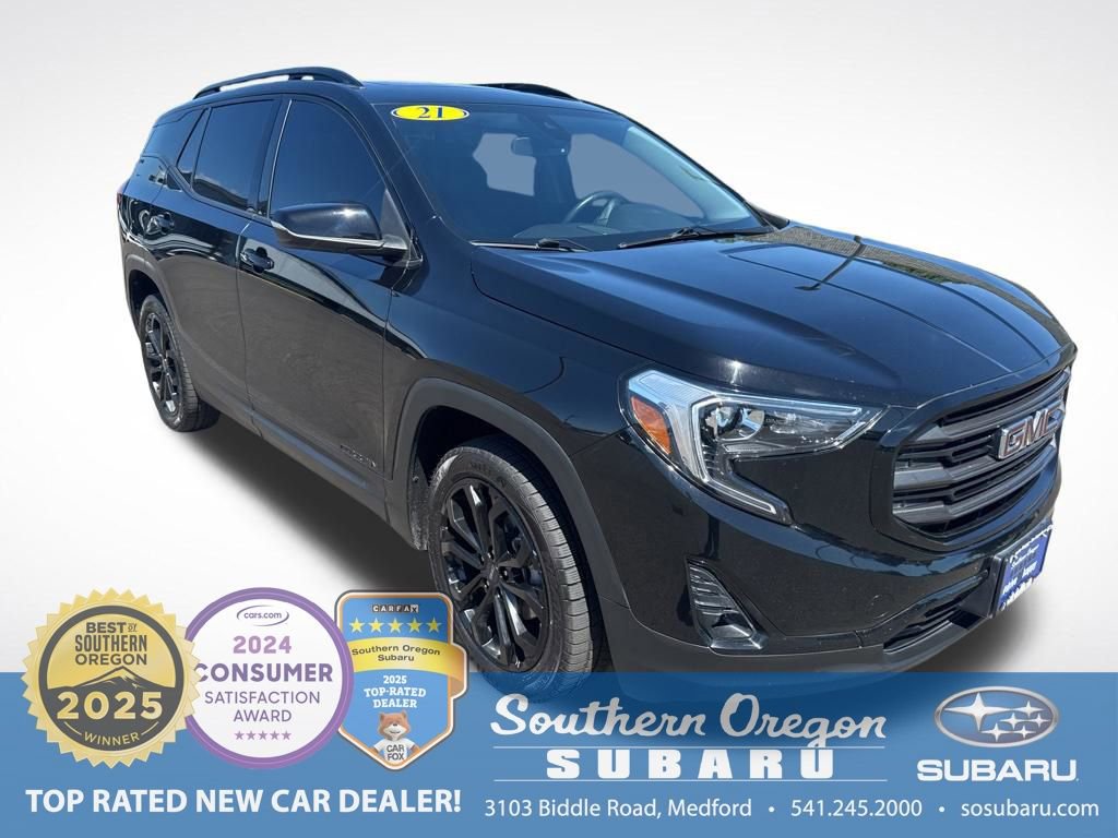 Used 2021 GMC Terrain SLT w/ Infotainment Package II AWD/4WD image 1