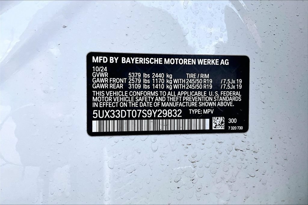 Certified 2025 BMW X4 xDrive30i w/ Convenience Package AWD/4WD image 15