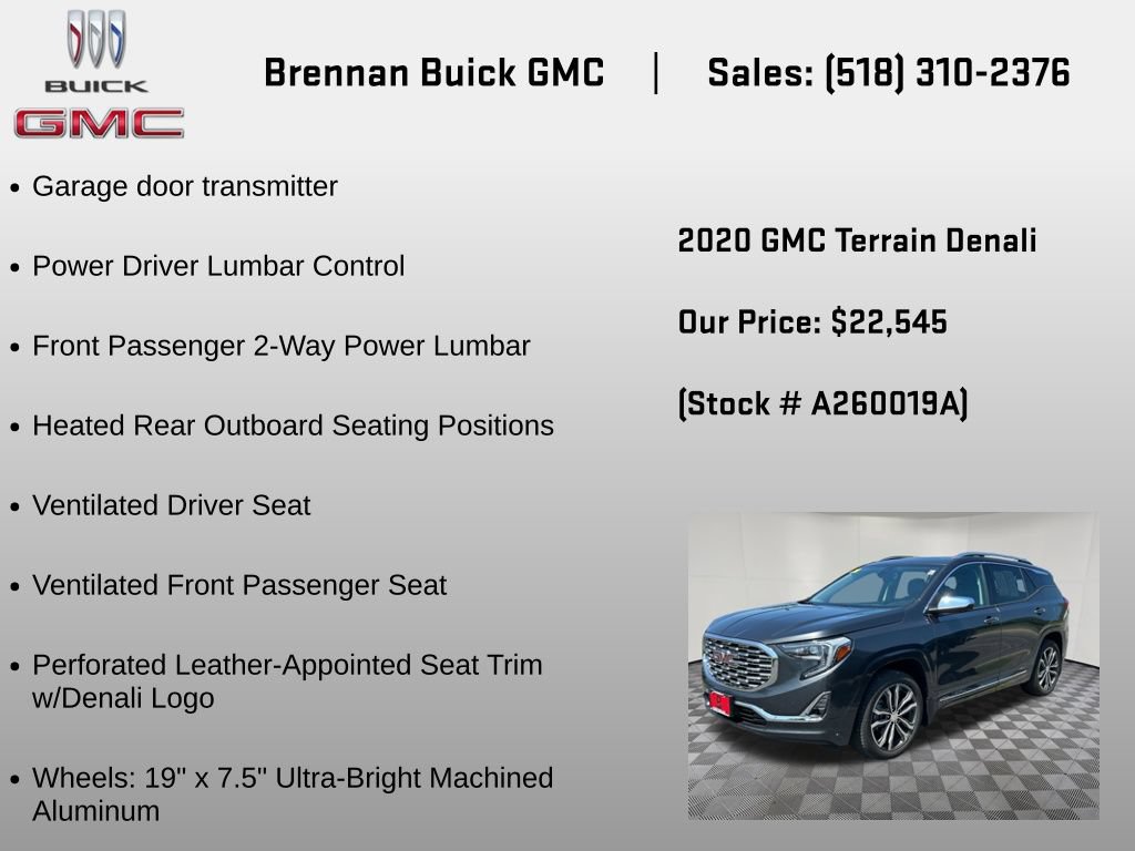 Certified 2020 GMC Terrain Denali w/ Denali Premium Package AWD/4WD image 24