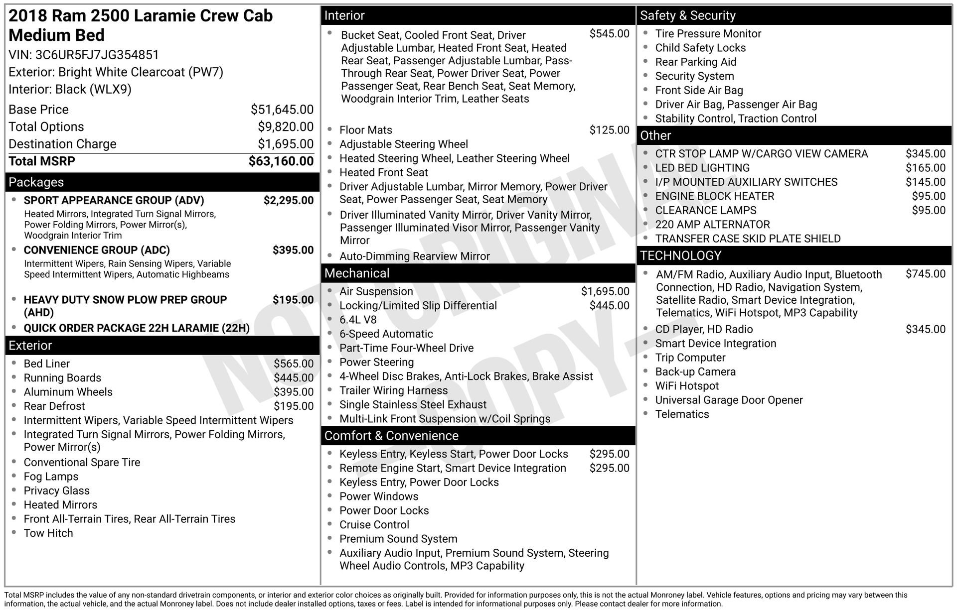 Used 2018 RAM 2500 Laramie w/ Sport Appearance Group image 3